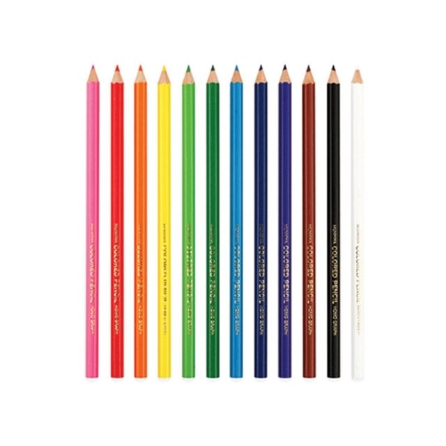 혜명몰 문화연필 목색연필 단색 보라 - 타 (12개입) 미술용색연필 스케치색연필 COLORPENCIL 보라색색연필
