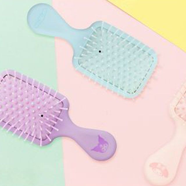 산리오 미니 사각 쿠션 브러시 사무용품