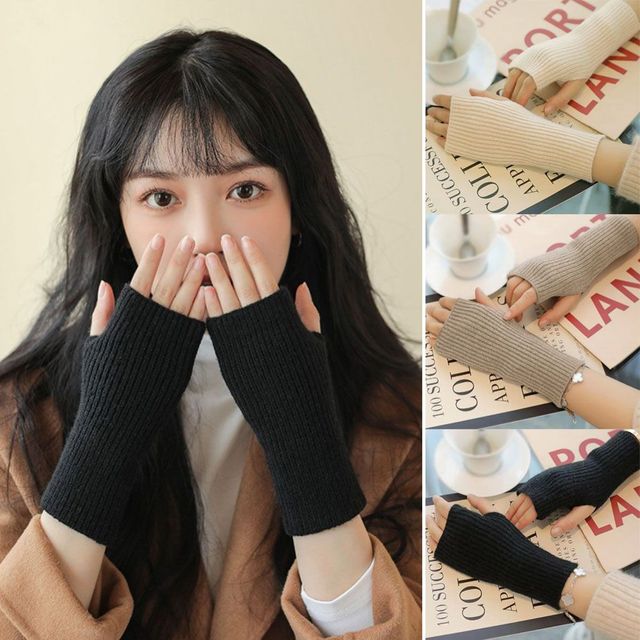 장갑 암워머 토시 남자 여자 손목 토시 니트 따뜻한 여리 핸드워머