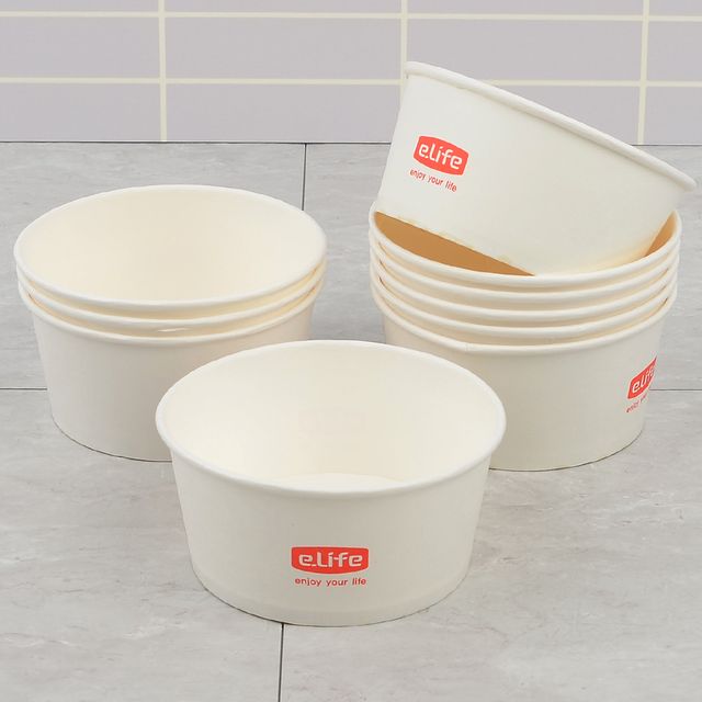 롯데 분식용기 10P - 일회용 라면용기 세트