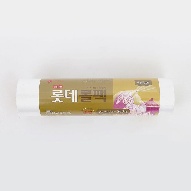 알뜰형 위생롤백 200매입 중형 비닐롤팩 클린팩 크린