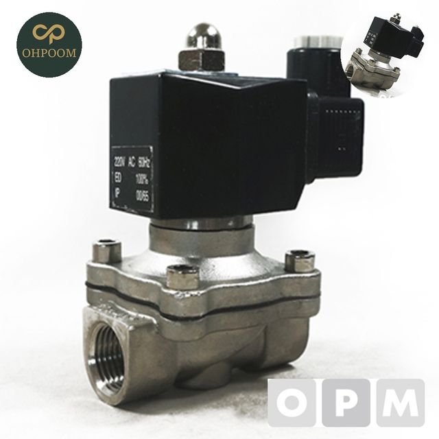 에어솔밸브 솔로레이드밸브 밸브스텐HPW 40A 220V