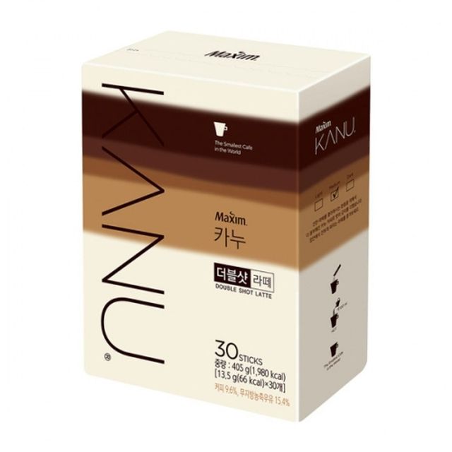 맥심 카누 더블샷 라떼 30T