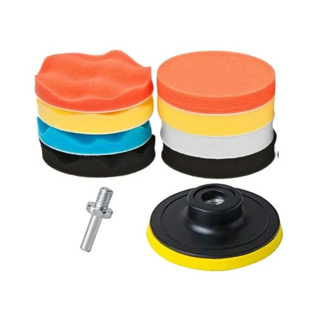 전동드릴광택 도구패드 차량광택기용 폴리싱패드 80mm 11PCS세트