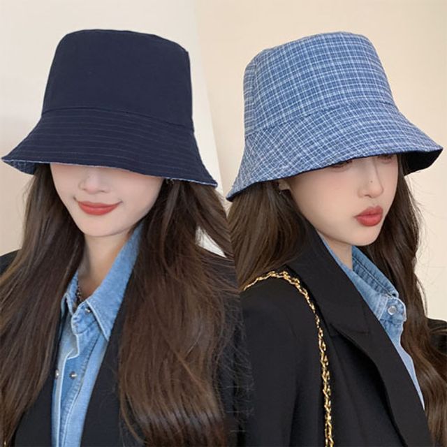 은창)로맨틱 투웨이 양면 벙거지 모자 선캡 여름 썬캡