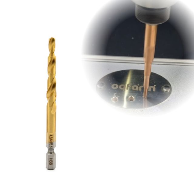 4.8MM 6MM 6.5MM 작업가능 롱스텝드릴 486065TISTEP - 대형 구멍 가공 전문가용