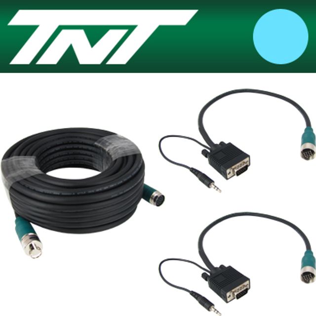 강원전자 TNT RGB+스테레오 분리형(배관용) 케이블 26m NM-TNTA25S3