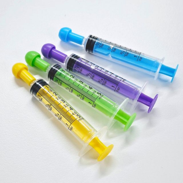 크레 도마뱀 파충류 레인보우 슈푸 피딩 주사기 5ml