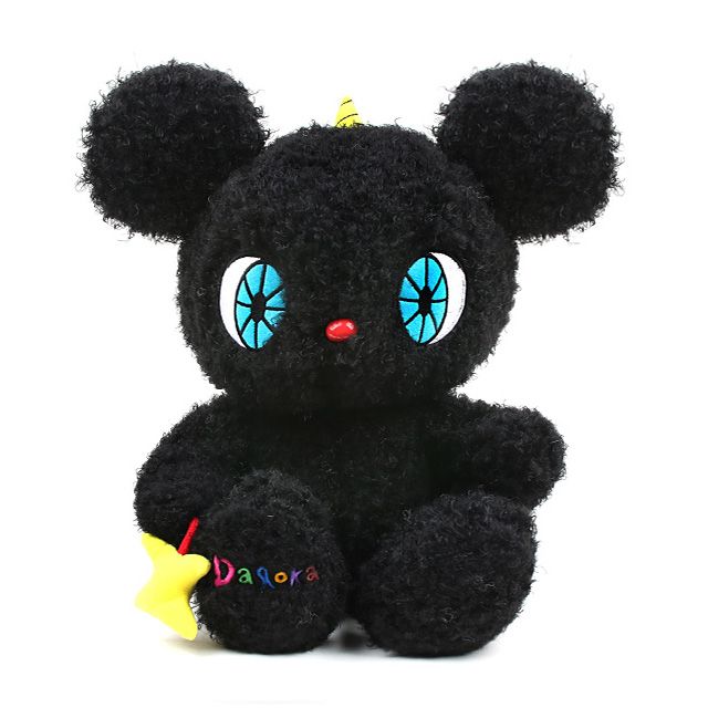 달로카 블랙 봉제인형 썬더볼트 번개 파워 마스코트
