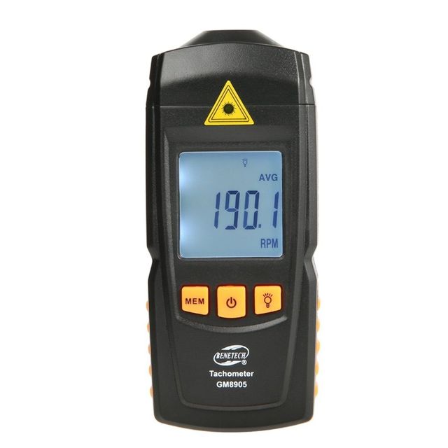 레이저타코메타 레이저타코메타 비접촉식 B-GM8905 2.5~99999RPM 휴대