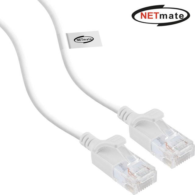 NM-FC6A100 CAT.6A UTP Flexible Slim 랜 케이블 10m - 고속 네트워크 전용