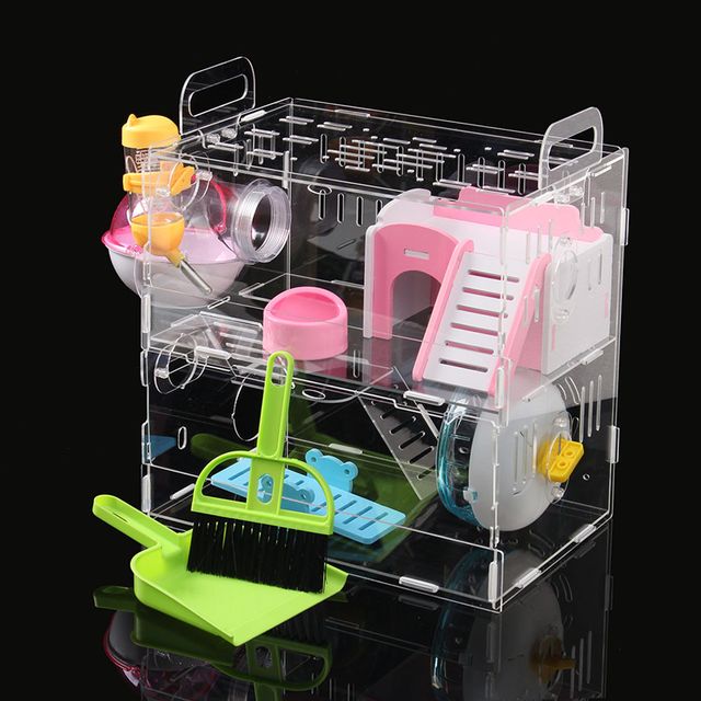 DIY 아크릴 햄스터 케이지 풀세트 햄스터키우기 시소
