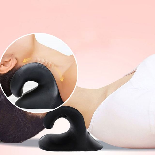 하루 8분 어깨 목 마사지 기능성 경추 베개