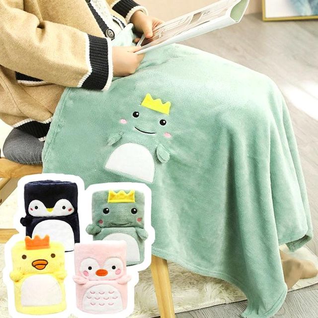 캐릭터 방한담요 무릎담요 캠핑용 휴대용 아동용