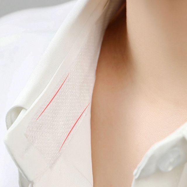 카라 소매 목때 오염방지 땀흡수 패드 테이프