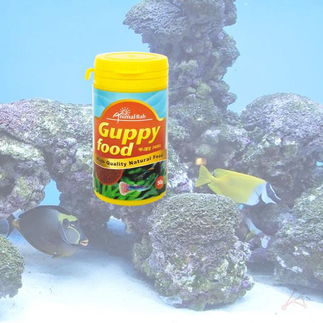 관상어사료 구피 물고기 밥 먹이 50g