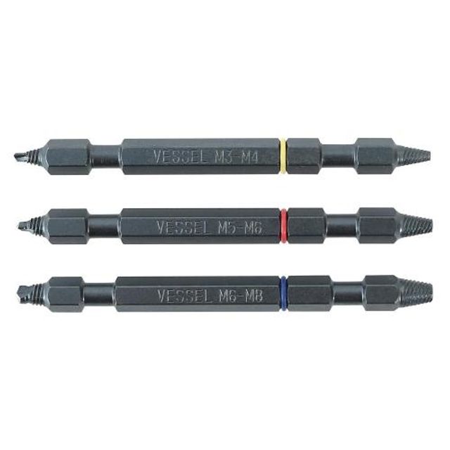 베셀 반대탭비트 NEJ-123세트 전동드라이버용 1SET