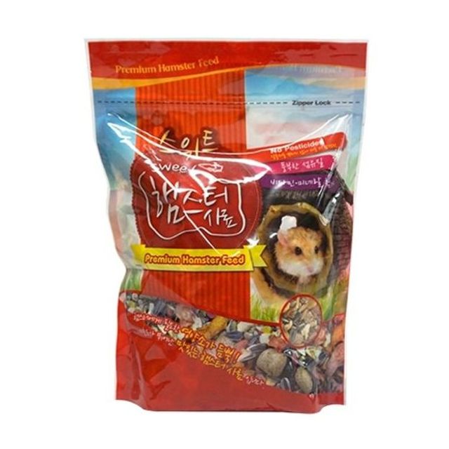 스몰펫용품 햄스터 스위트 사료 700g 햄스터사료 햄스