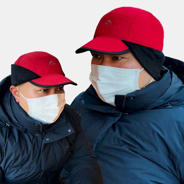 남성용 접이식 방수 귀달이 모자 겨울 방한 캡모자