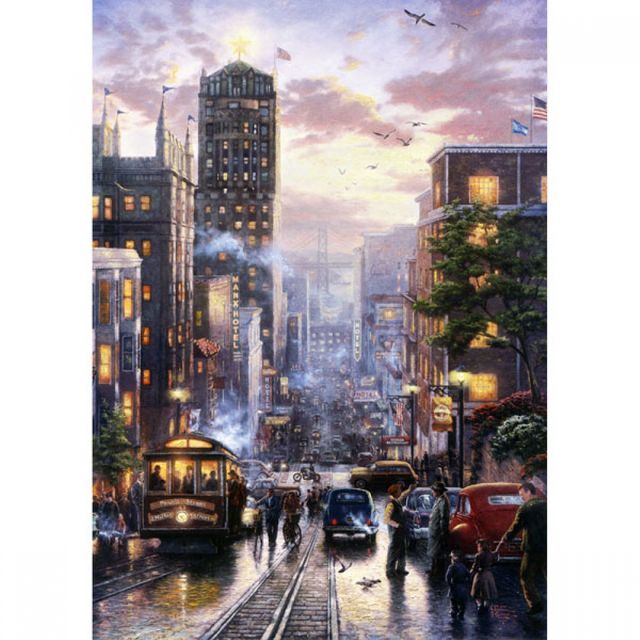 직소퍼즐 풍경 도시그림 액자선택 인테리어 풍경액자 취미 그림작품 벽걸이 1000피스