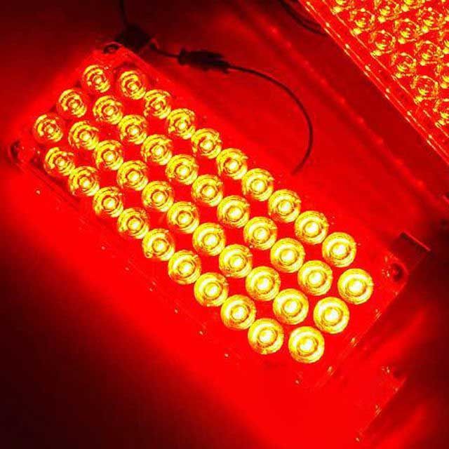 42발 슬림 LED 경광등 LED 2개 1세트 모듈 내장 12V