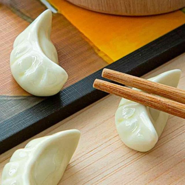 만두모양 젓가락 받침대 신혼주방용품 젓가락받침 예쁜주방소품 도자기