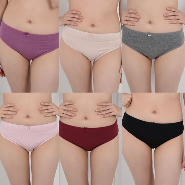 (이노비아)면스판 7color 미디 여성 삼각팬티