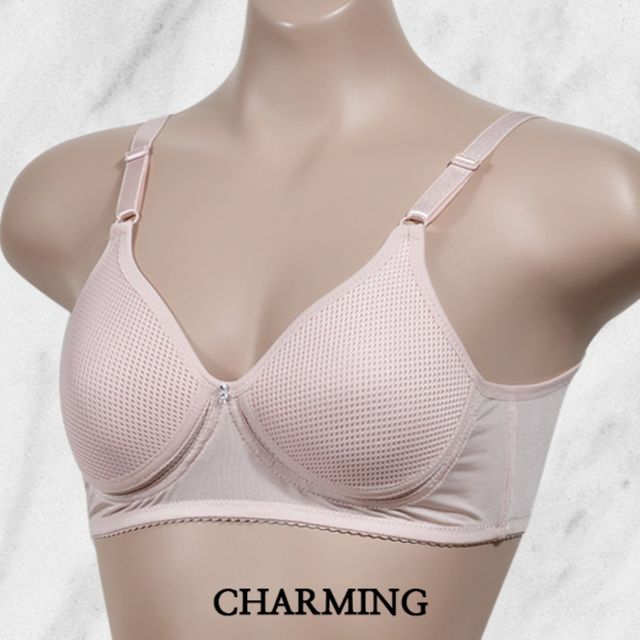 메쉬브라 40대속옷 메쉬 몰드 B컵 브라