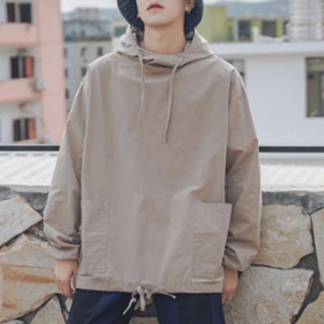 남성 가을 겨울 데일리 캐주얼 아노락 후드 티셔츠