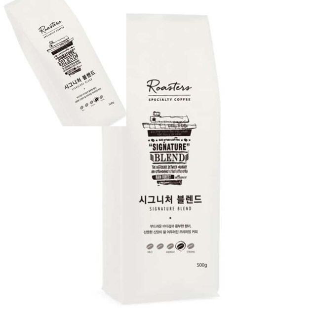 할리스 원두커피 시그니처 블렌드 500g 생두로스팅 프리미엄원두 커피원두대용량 커피용품