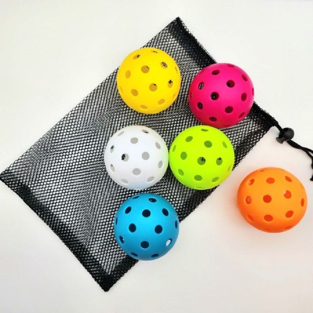 블랙 메쉬백 SET 공 혼합 74mm 6PCS 피클볼
