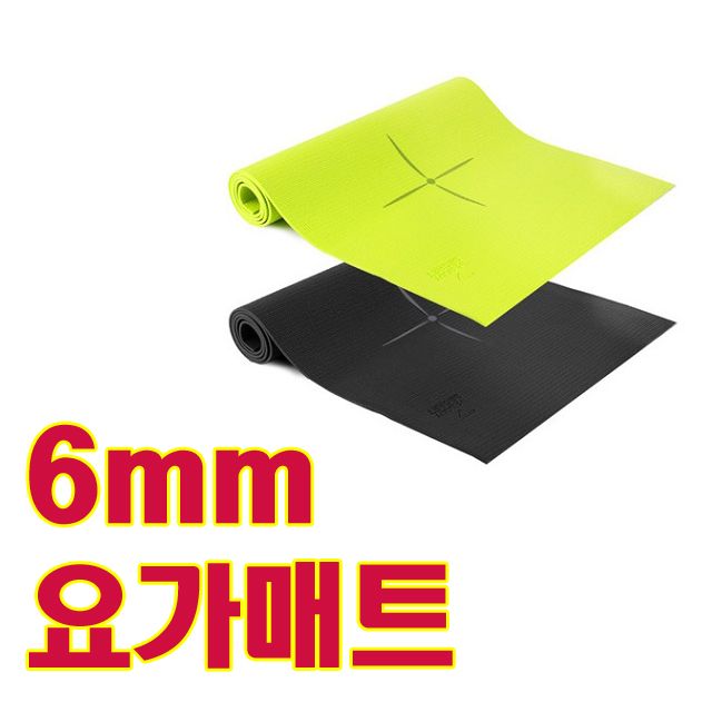 디플 세련된 컬러 우수한 내구성 6mm 요가매트