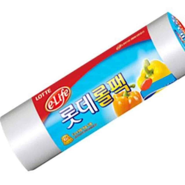 롤백 17x25 500매 대용량롤백 식품용비닐 반투명봉투 무지비닐봉투