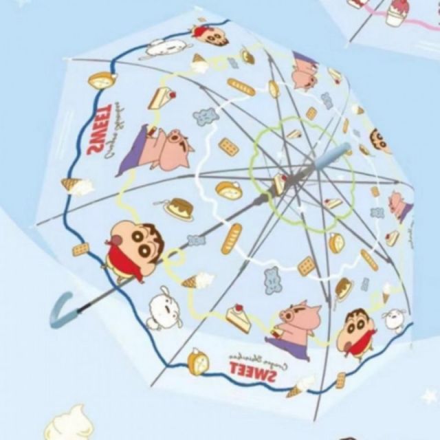 초등용 캐릭터 투명 무늬 우산 55cm 랜덤