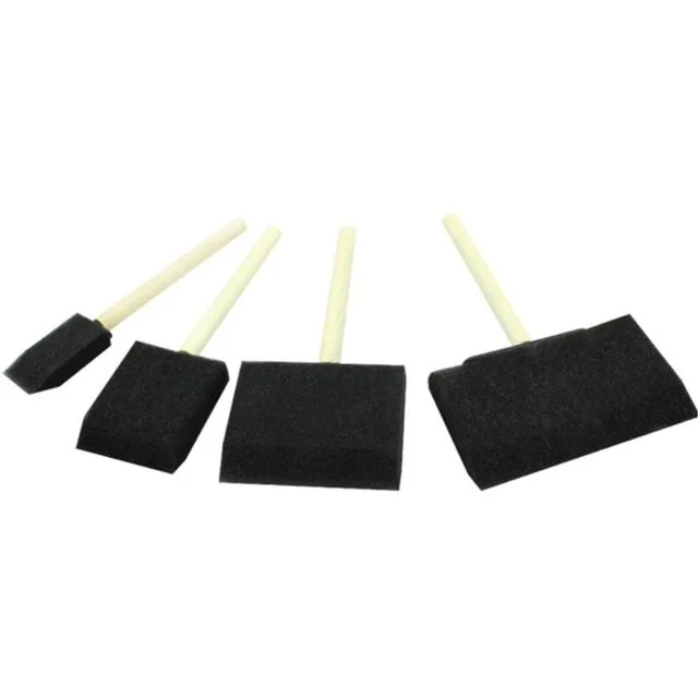 DIY 리폼 스펀지 페인트붓 폼브러시 4종세트 용품 칠