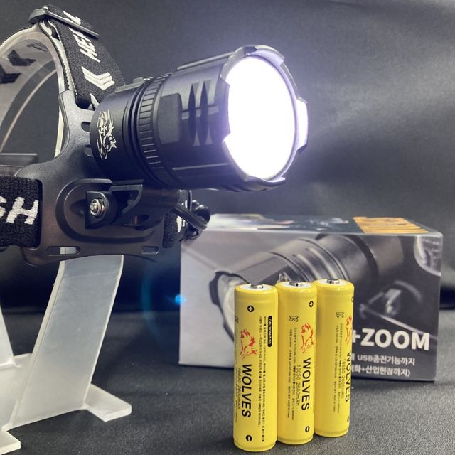 13000루멘 XHP360 H8 LED 헤드랜턴 (배터리세트)