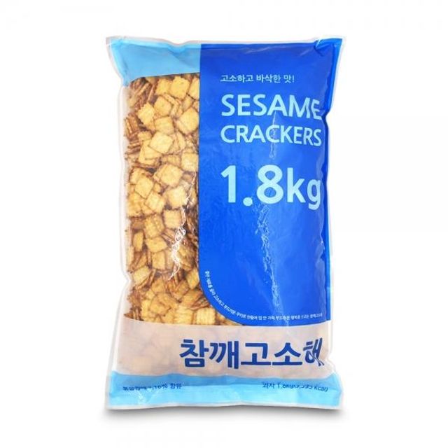 대용량 참깨과자 1.8kg - 벌크 업소용 인간사료 간식