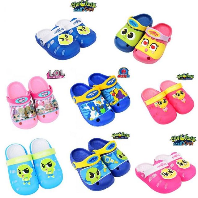 KIDS 샌들 모음 남녀 아동 EVA 아쿠아 키즈 슬리퍼 실내화 캐릭터