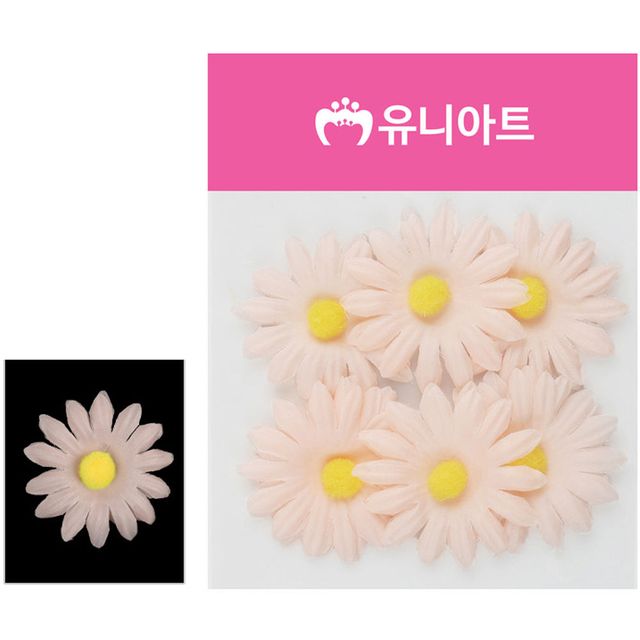 국화꽃 살구 6p 가짜꽃 학교게시판
