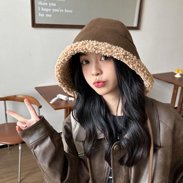 여성 빅사이즈 겨울 털모자 방한 벙거지 보온 모자