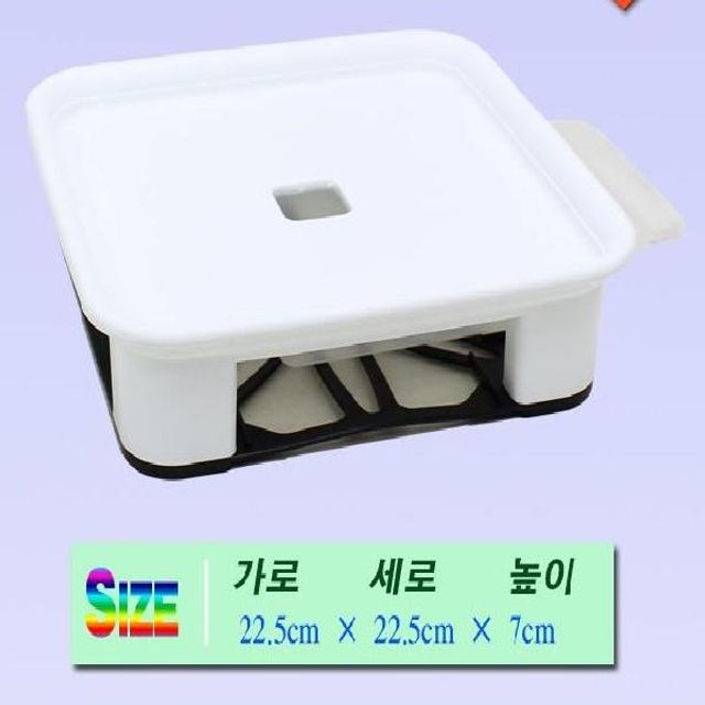 (SM)서랍형 정사각 화분받침대-1호 다육이받침대