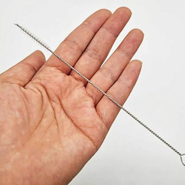 스테인리스 세척솔 빨대 173mm 텀블러 빨대세척