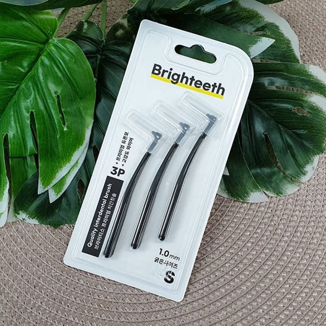 TBZ 치간칫솔 치실 L타입 S (1.0mm) 3개입