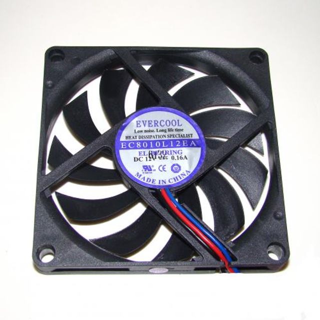 (에버쿨) EC8010L12EA-3P (유체)/팬쿨러/80mm/10T/3핀