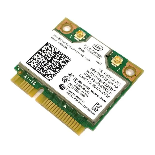인텔 AC 7260 HMW 듀얼밴드 무선랜카드 와이파이 블루투스 4.0 (HAM2412)