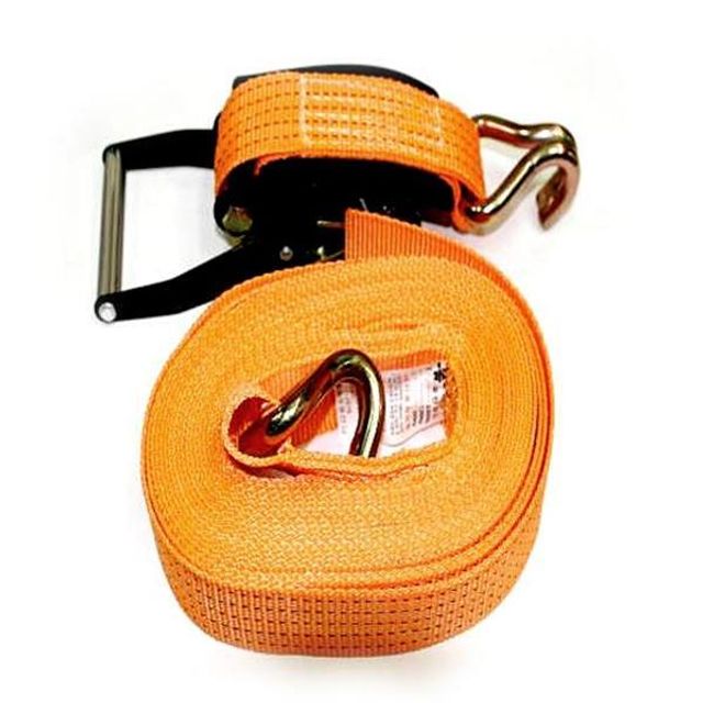 파워벨트 환봉타입 504 흰색 10M x 50mm 내구성 높은 운반용 벨트