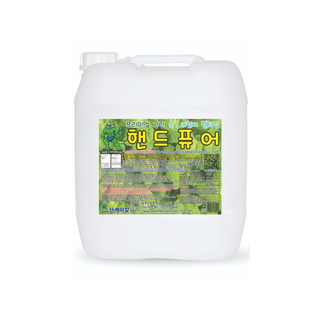 손세정제 제 18.75리터 그린 손 크린겔 말통 리필용