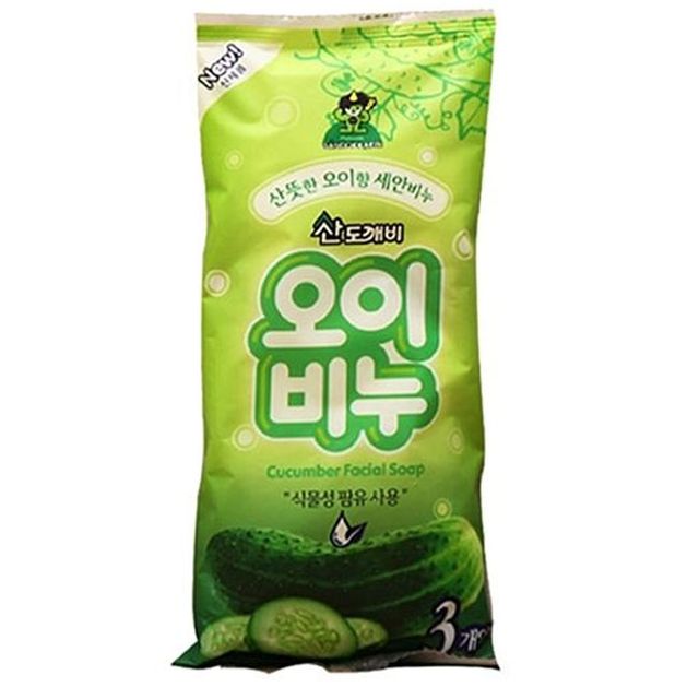 산뜻 오이향 비누 1p - 식물성 클렌징 비누, 미용·업소용 세안 추천