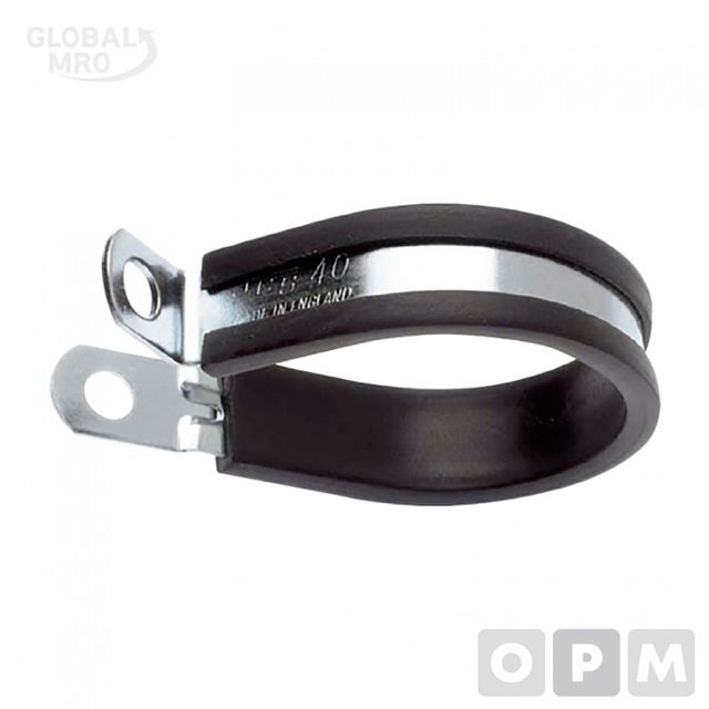 영국 JCS P클립 마일드스틸 코팅 TPE고무라이너 5mm M6