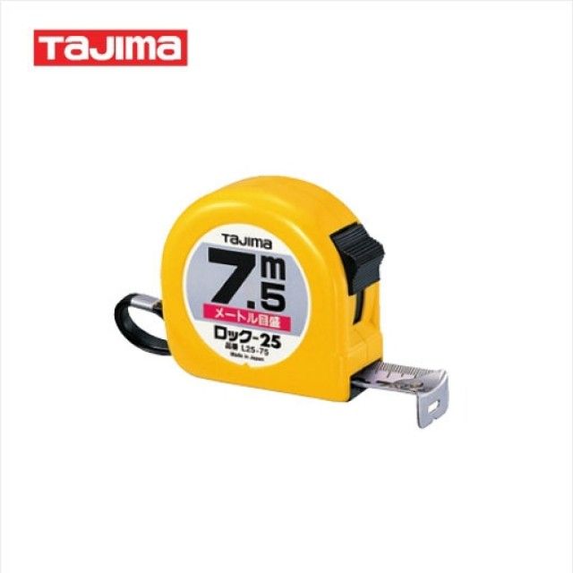 타지마 일본 자동 줄자 7.5M (L25-75) 양면눈금
